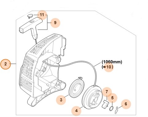 Urządzenie rozruchowe, Stihl 41401904013