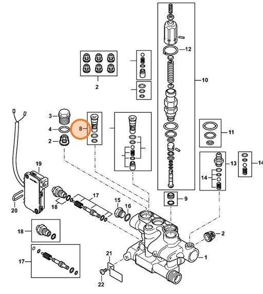Śruba zamykająca, Stihl 47577002300