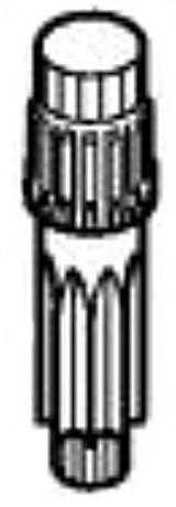 Wałek zębnika, Stihl 43136422500