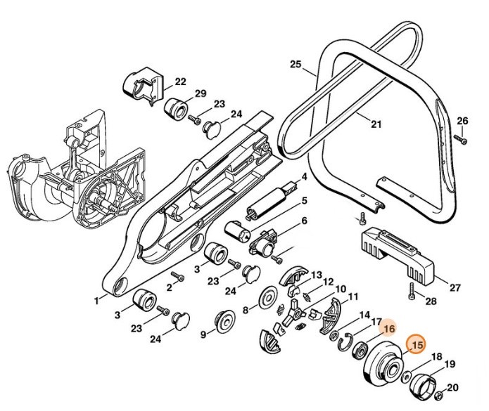 Koło pasowe, Stihl 42237002500