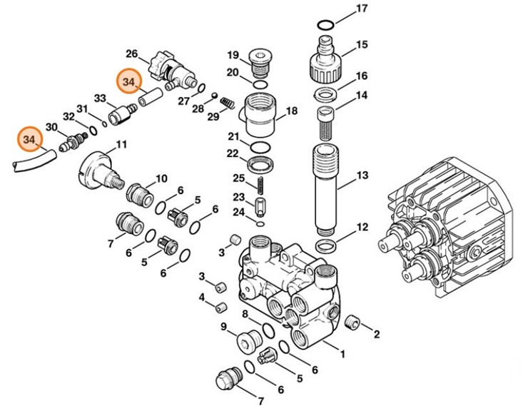Wąż 6x3 mm x 5 m, Stihl 47065121451