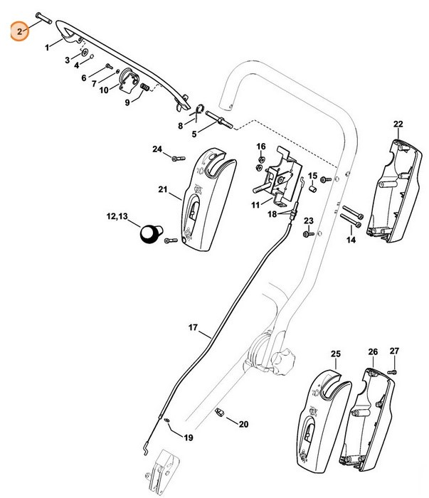 Trzpień, Stihl 42241828901