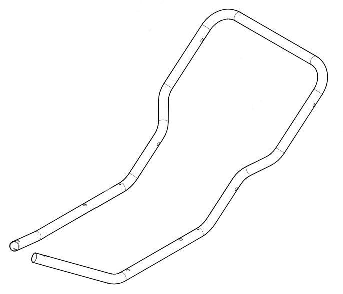 Dolna część uchwytu kierującego, Stihl 63617634810