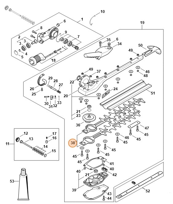 Nóż / noże, Stihl 42437106005