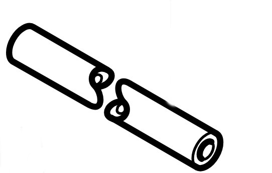 Wąż 6x2 mm x 1 m, Stihl 47497016000