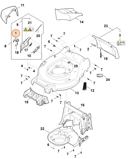 Rygiel, Stihl 00007060105