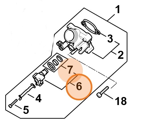 Wtryskiwacz, Stihl 00001303307