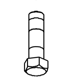 Śruba M10x35, Orec 83-1610-125-00 