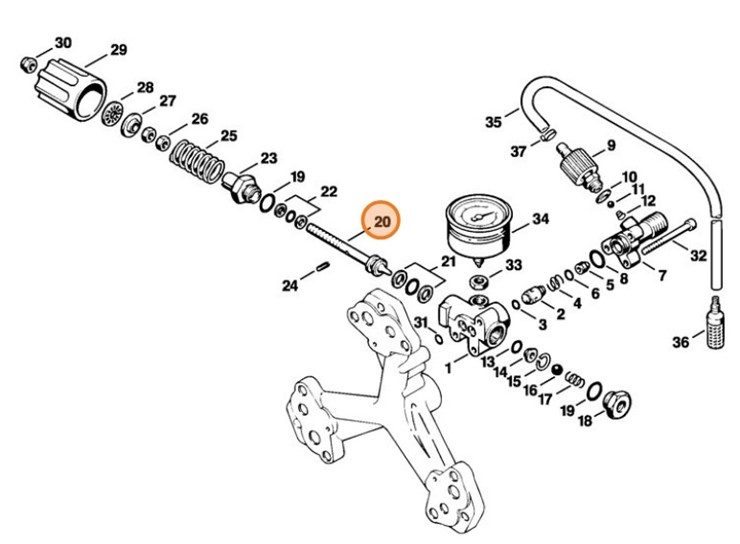 Tłok, Stihl 47105110300