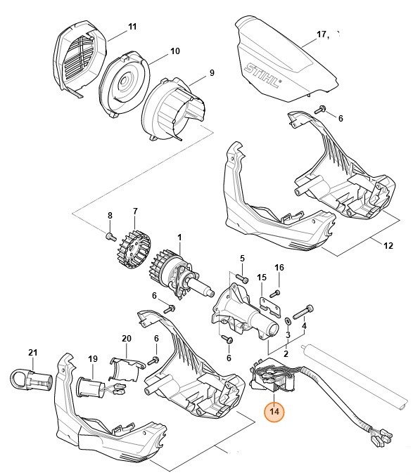 Moduł elektroniczny, Stihl 48674301400