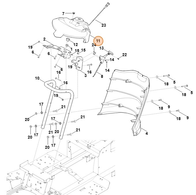 Tablica rozdzielcza, Stihl 61607066200