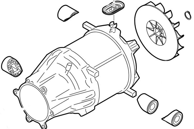 Silnik elektryczny 230 V/50 Hz, Stihl RE016000214