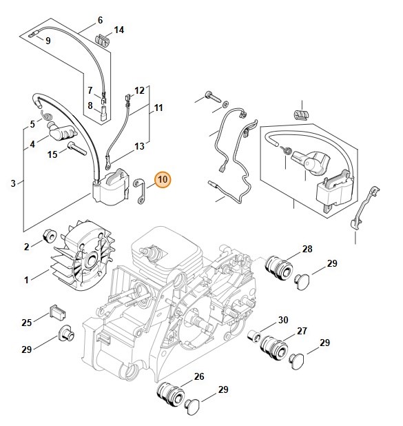 Element izolujący, Stihl 11304058000