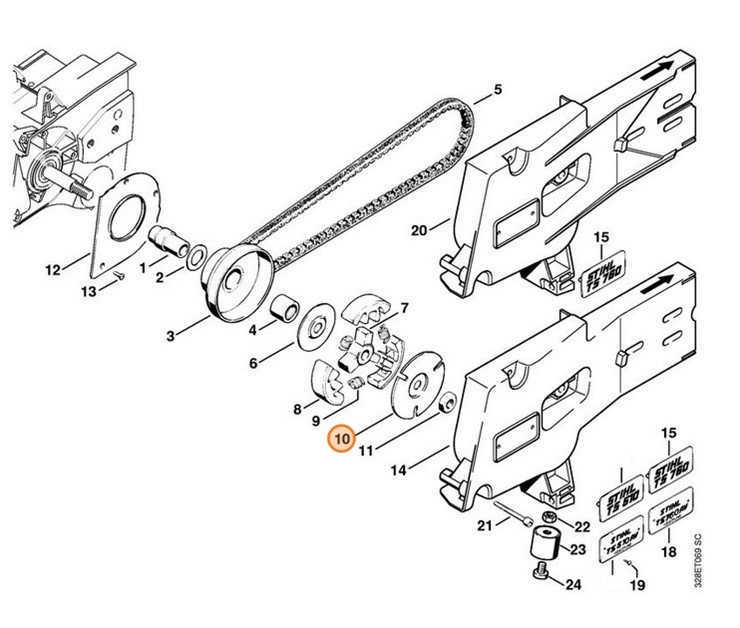 Podkładka, Stihl 11111628902