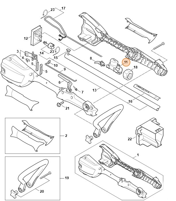 Przycisk ryglujący, Stihl 45227405500