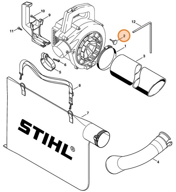 Śruba zamykająca, Stihl 42277002300