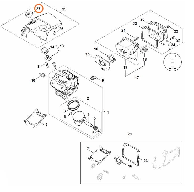 Osłona, Stihl 11470842200