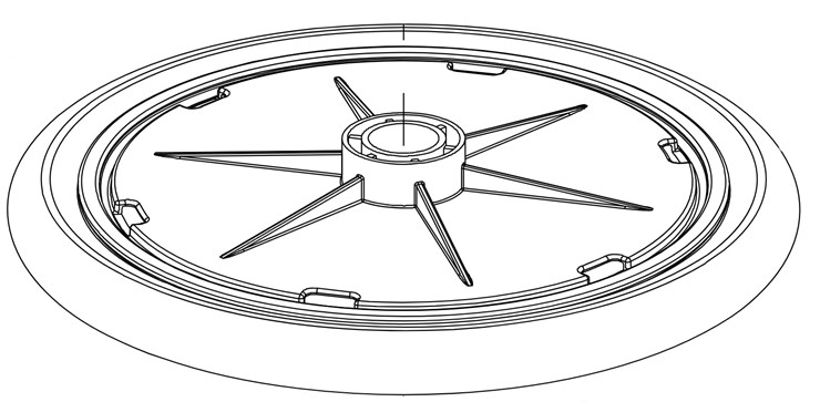 Osłona gumowa 18", Orec 0329-55100