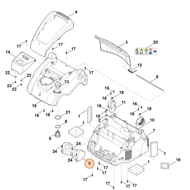 Obciążnik przedni, Stihl 62917102505