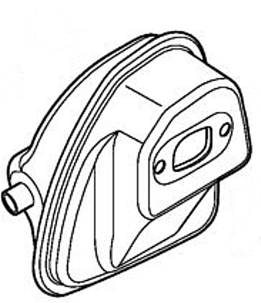Tłumik wydechu spalin, Stihl 42411400615