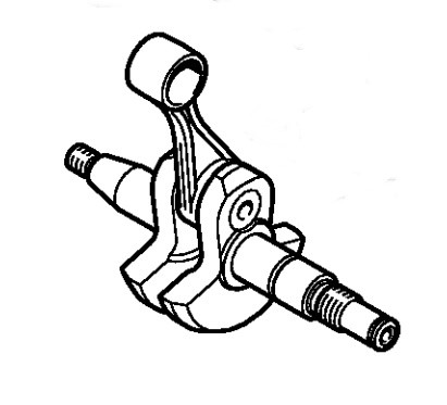 wał korbowy MS 271 MS 291 Stihl 11410300401