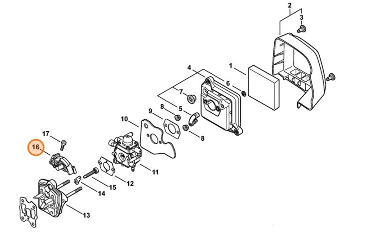 Element napinający, Stihl 41511827600