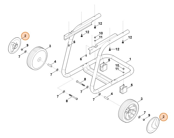 Kołpak koła, Stihl 60137040301