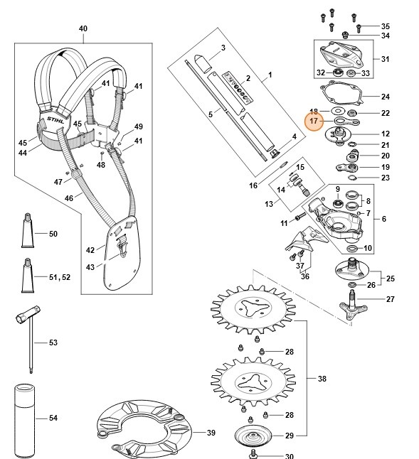 Korbowód, Stihl 41806426500