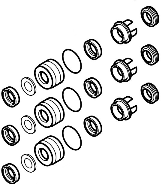 Zestaw uszczelek, Stihl RE010071000