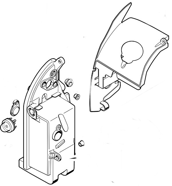 Zestaw obudowy filtra, Stihl 42820071021