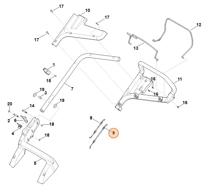Cięgno, Stihl 63587007531