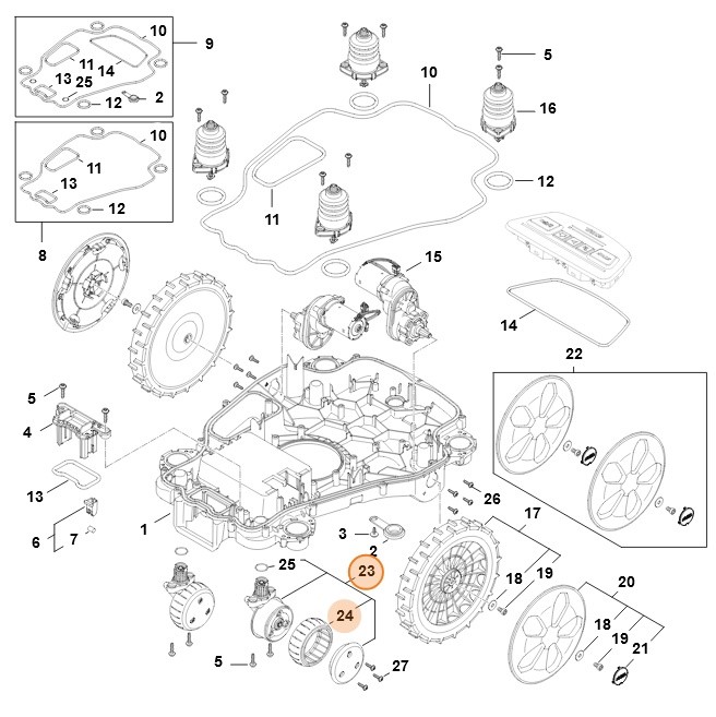 Koło, Stihl IA017000403