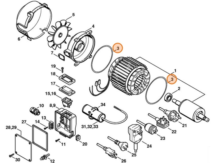 Uszczelka, Stihl 47196090100