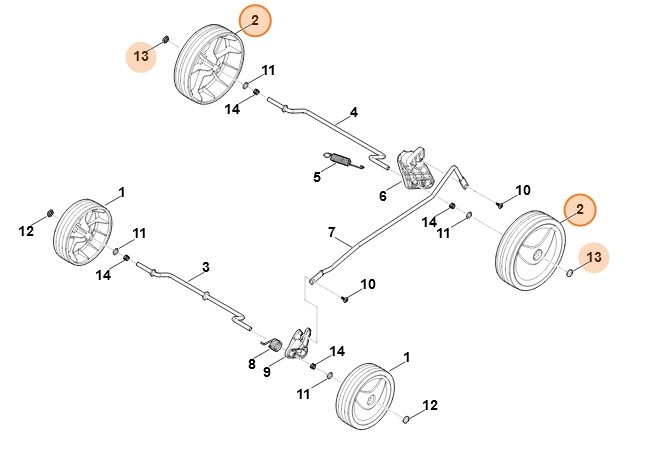 Koło, Stihl 63117000497