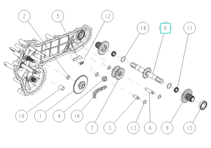 Wałek, Orec 0032-00600