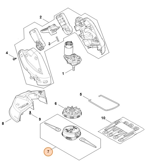 Głowica kosząca PolyCut 3-2, Stihl 40097102104