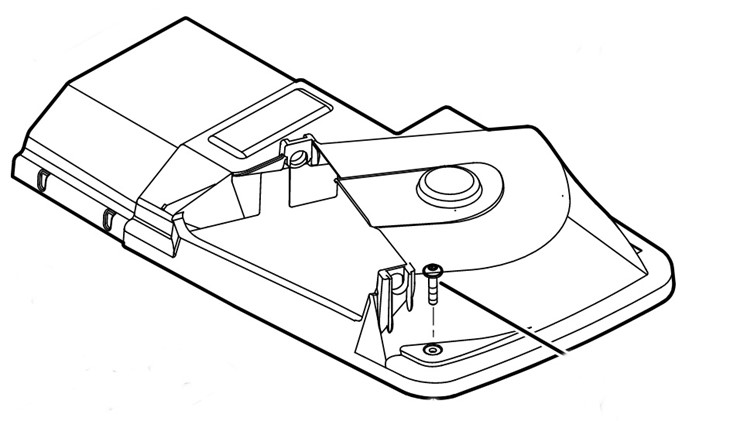 Pokrywa ochronna, str. lewa, Stihl 61707060846