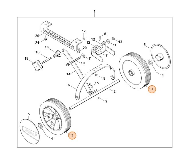 Koło, Stihl 46017913600