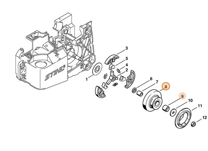 Koło pasowe, Stihl 42217002500