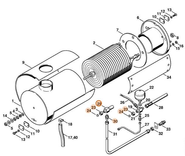 Złącze śrubowe, Stihl 47125200700