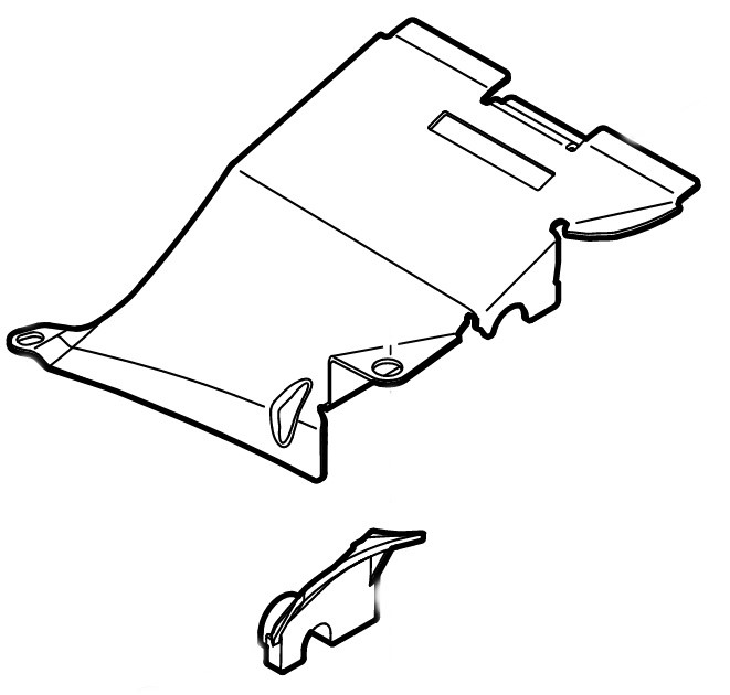 Prowadnica blaszana (ze wspornikiem), Stihl 63747804400