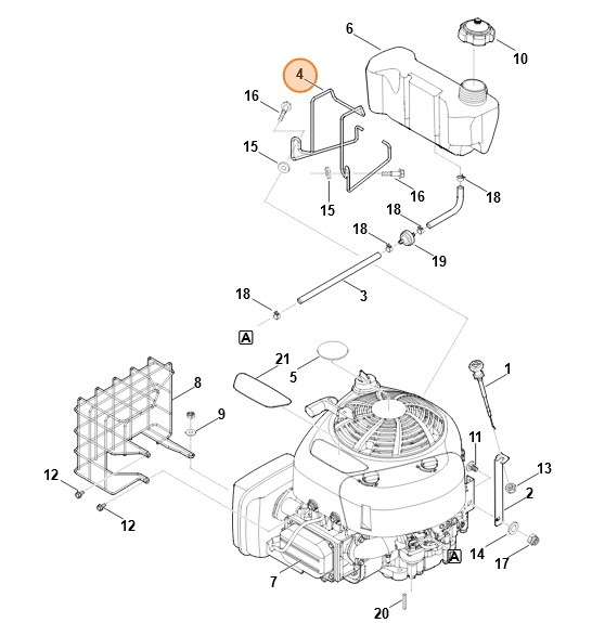 Uchwyt, Stihl 60127036905