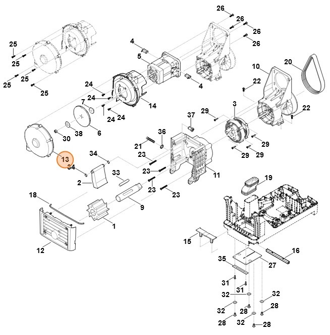 Obudowa, Stihl 60137011010