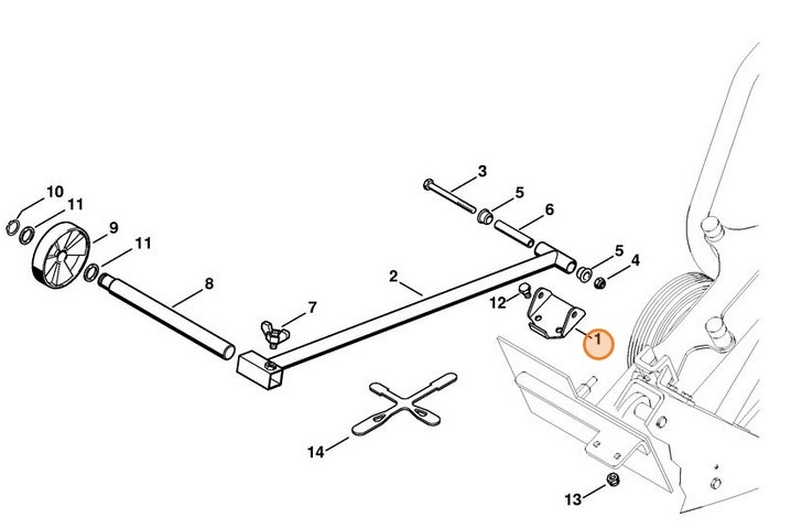 Mocowanie, Stihl 42057915400