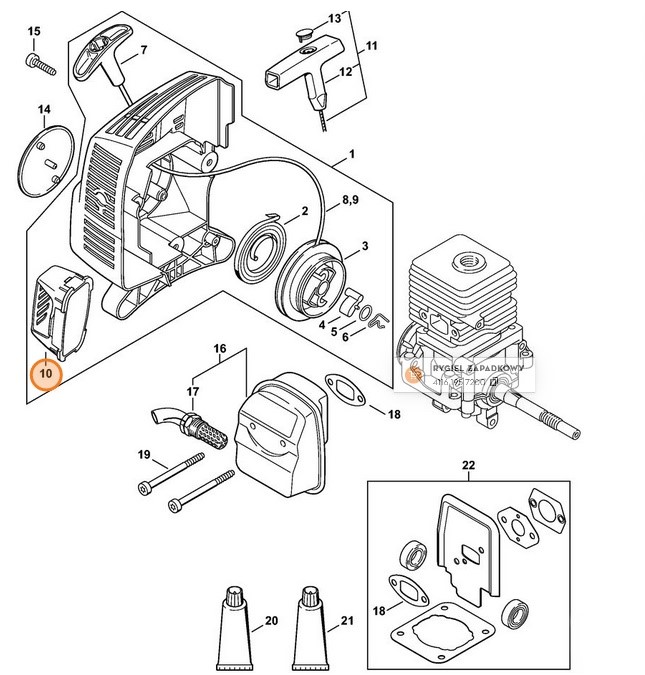 Element dystansowy, Stihl 41400846802