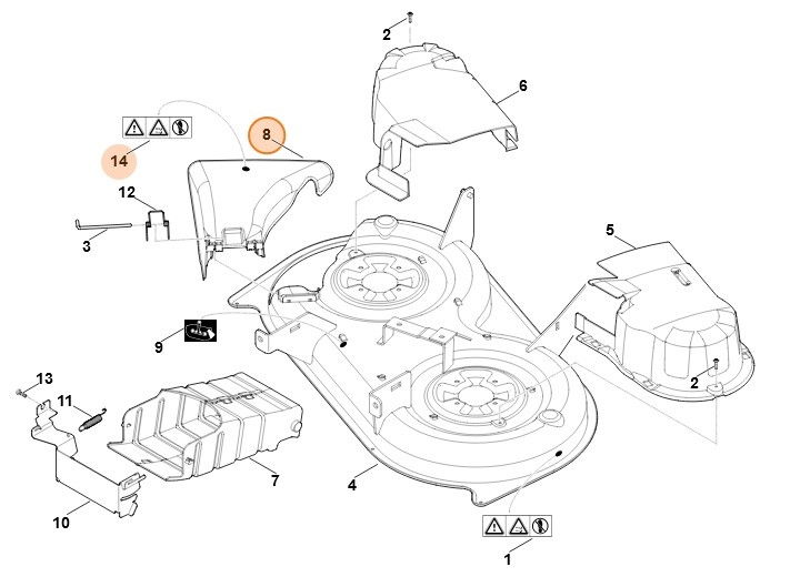 Pokrywa, Stihl 61657002711