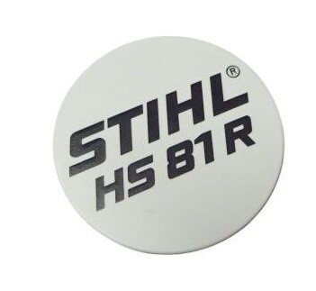 Tabliczka z typem urządzenia HS 81 R, 42379671500