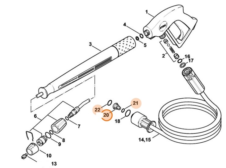 Dysza 1,9/2,8, Stihl 49255006301