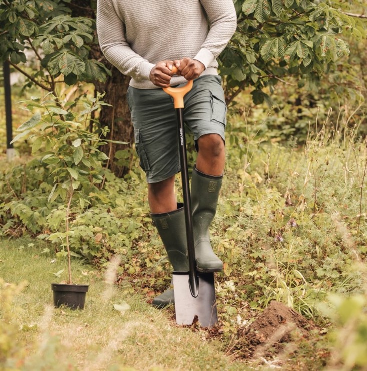 Szpadel prosty SOLID metalowy, Fiskars 1066717