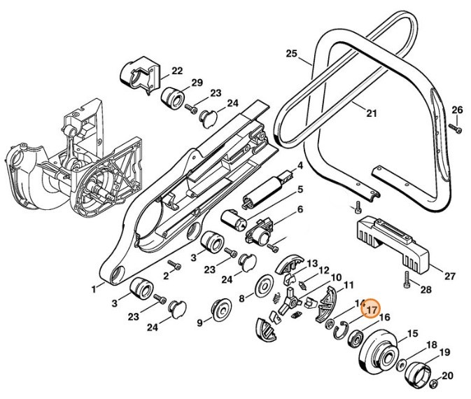 Pierścień zabezpieczający 30x1,2, Stihl 94566213310